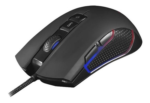 Mouse Gamer 4000dpi Warrior Perseus Mo275 Macro Led Rgb