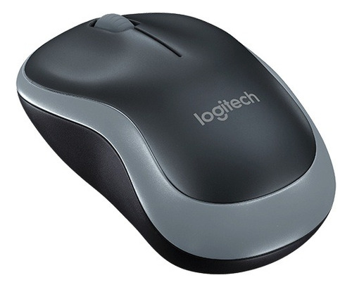 Mouse Logitech M185 Wireless Negro Gris 910-002225