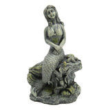 Estatua De Acuario Con Decoración De Sirena Para Pecera, De