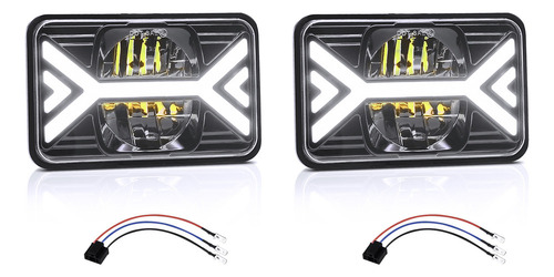 Paquete De 2 Faros Led Para Coche De 5 Pulgadas, 4 X 6 Pulga