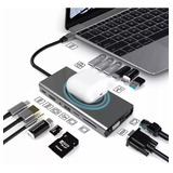 Adaptador Usb C Multipuerto,usb Hub Tipo C 15 En 1,hdmi 4k