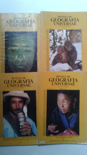 Lote 4 Revistas National Geographic Año 2  Edicion Argentina