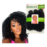 Cabelo Orgânico Cacheado Afro Goivo Pacotão Sleek Bundles