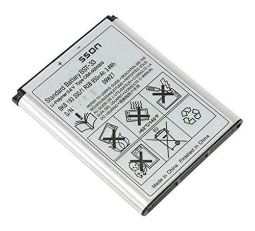 Bateria Bst-33 Compatible Con Sony Ericsson W300i 1000 Mah