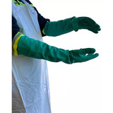 Guantes Verdes 46 Cms Largo Contra Acidos Solventes  Sosas