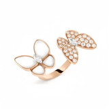 Anillos De Plata De Ley S925 Para Mujer Con Mariposa