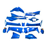 Kit Plasticos Completo Honda Nf 100 Wave Azul Mtc