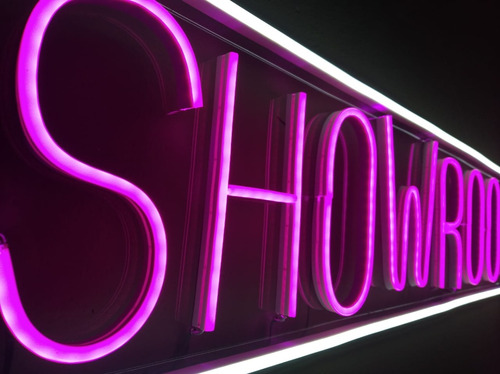 Cartel Neon Led Negocio Tienda Showroom Ropa