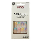 Unhas Postiças Kiss Voguish Fantasy Bailarina C/28un Fv05b