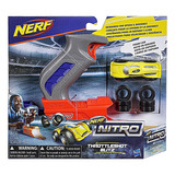 Nerf Nitro Set De Auto Amarillo Throttleshot Blitz