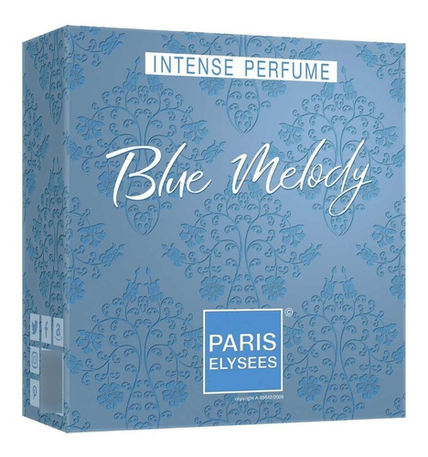 Perfume Blue Melody 100 Ml Paris Elysses - Lacrado Original 