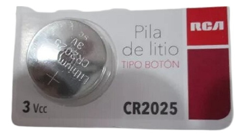 1 Bateria De Litio Rca Cr2025 Para Alarma Y Audio Automotriz