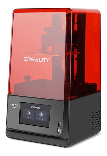 Impresora 3d Creality Halot One Pro Lcd 3k Mono Color Negro Y Rojo