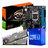 Kit Gamer Intel I7 / Placa Geforce 4gb / Placa Mãe / 8gb Ram