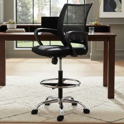 Silla Alta  Mostrador Oficina Restirador Soporte Lumbar | Meses sin interés