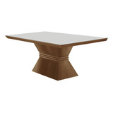 Mesa De Jantar 6 Lugares 180cmx90cm Cronos Wt