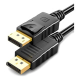 Cable Displayport Macho Macho 1.80 Metros Hasta 144hz 2k 4k