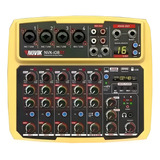 Consola Pasiva Con Interfaz Usb Novik Nvk I08bt Amarillo