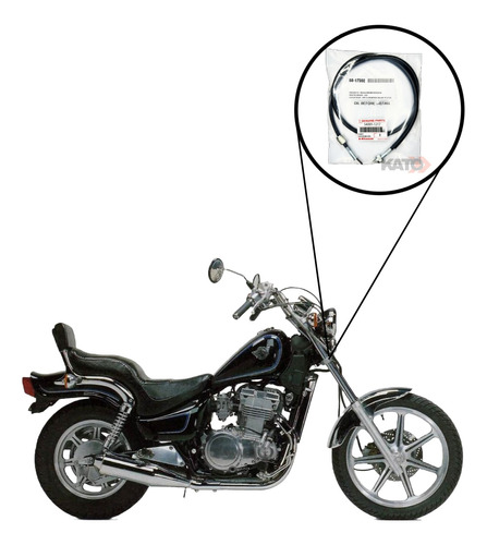 Cable De Velocímetro Kawasaki Vulcan 500 Todos Los Años