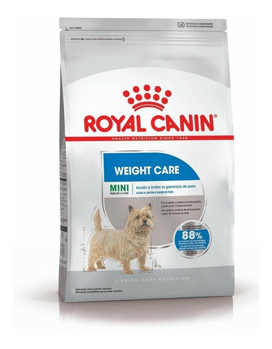 Alimento Royal Canin Size Health Nutrition Mini Weight Care Para Perro Adulto De Raza Pequeña Sabor Mix En Bolsa De 3 kg
