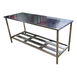 Mesa 180cm X 70cm X 90cm Industrial Inox Nortinox