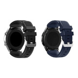 Kit Pulseiras Confort Compatível Xiaomi Amazfit Gtr 4 A2166 Cor Preto-azul