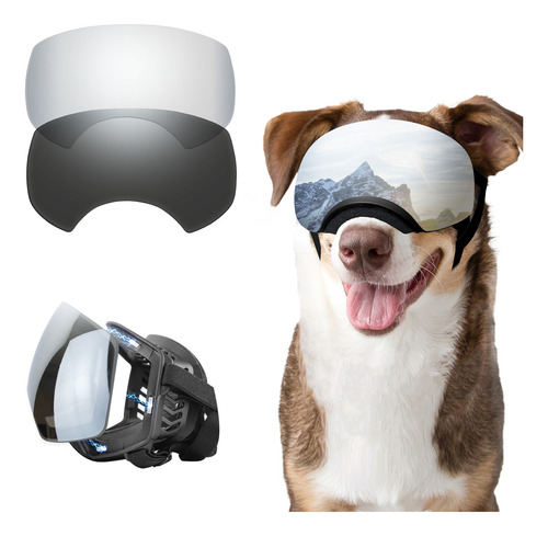 Gafas De Sol Para Perros De Raza Grande Con Lente Magnética