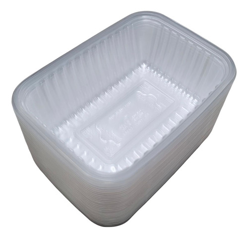 Bandeja Plastica  Descartable 103 Delivery Microondas X 100 