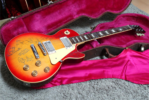 Gibson Les Paul Standard Cherry Sunburst 1995 Autografada!