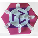 Caja De Reiki 7 Cuarzos Cristal 1 Biterminal,antakarana 