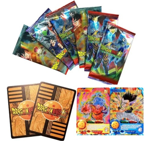 50 Sobres De Tarjetas Dragon Ball Super + 2 Posters Regalo