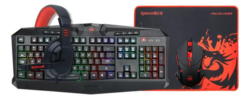 Kit De Teclado E Mouse Gamer Redragon S101-ba 2