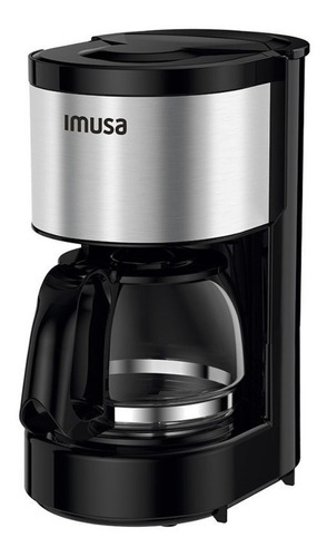 Cafetera Imusa Filtro Compacta Inox Antigoteo 6 Tazas 600ml