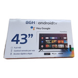 Televisor Smart Android Tv Bgh 43' Remoto Por Voz Full Hd