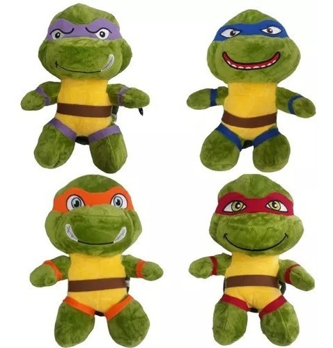 Peluche Tortuga Ninja  Precio Por Combo  X  4  