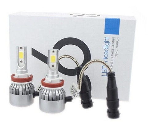 Kit Turbo De Foco Led H11 3800lm 36w Luz Blanca