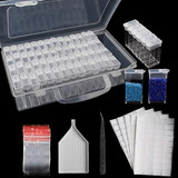 Caja De Almacenamiento De Pintura De Diamante Con Compartime