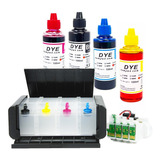 Bulk Ink Para Epson Xp214 Xp411 Xp401 Luxo + 4 Tinta Blister