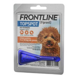 Frontline Até 10kg Topspot Azul Contra Pulgas E Carrapatos