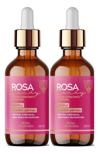 Rosa Selvagem Candy Sérum Hidratante Corporal - 2 Unidades