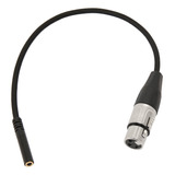 Cable Hembra De 1/8 Pulgadas A Xlr Estéreo Femenino Balancea