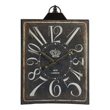 A And B Home Reloj De Pared Rectangular De Estilo Vintage Th