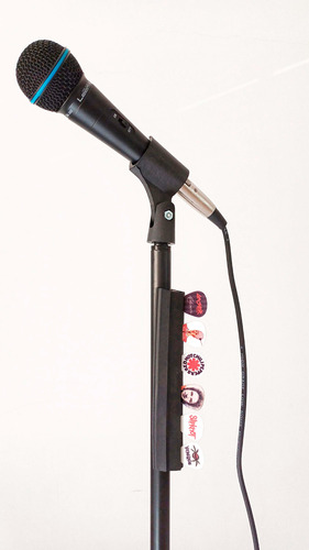  Portapuas Para Microfono + 6 Puas Con Diseño Surtido Laser 