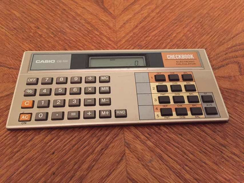 Calculadora Casio Cb-100 Checkbook Vintage