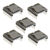 5 Piezas De Dfplayer Mini Modulo Reproductor Mp3 Sd Arduino