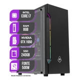 Pc Gamer Mancer, Intel I7, Gtx 1650 4gb, 8gb Ram, Ssd 240gb