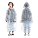 Poncho Niño Impermeable Capa Lluvia Viento Standar Gorro