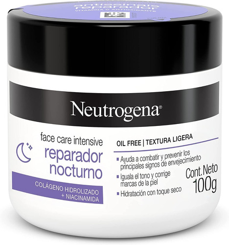 Crema Neutrogena Rostro Reparador Nocturno Face Care Intensi