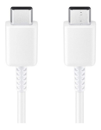 Cable Tipo C Samsung Galaxy S20+ S20 S21 S21 Ultra Original Blanco