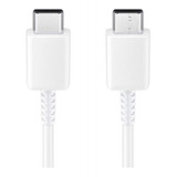 Cable Tipo C Samsung Galaxy S20+ S20 S21 S21 Ultra Original Blanco